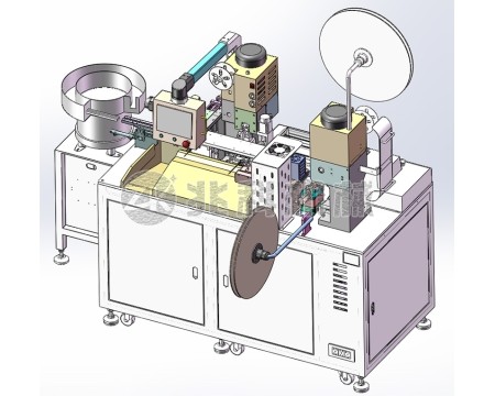 全自動穿熱縮管插膠殼端子機